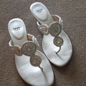 Silver Bling Sandles